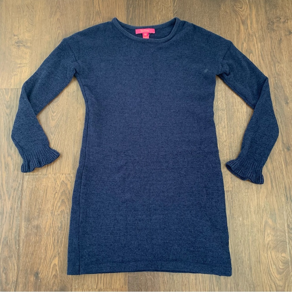 Lilly Pulitzer Galen Sweater Dress True Navy